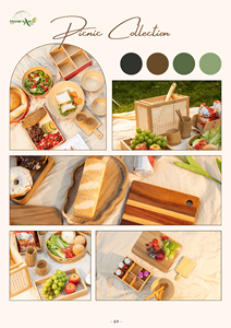 Plateau à sushi artisanal en bambou écologique et durable, finition laquée, léger, durable, imperméable, personnalisable - Product Image 6