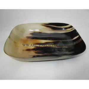 Bandeja para servir comida con cuerno de gran tamaño hecha a mano con diseño único, bandeja para servir utensilios para el hogar a un precio asequible - Product Image 3