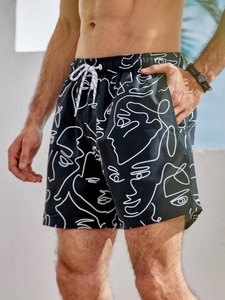 Pantalones cortos deportivos con estampado sublimado para hombre, pantalones cortos cómodos con cintura elástica, diseño personalizado, superventas - Product Image 4