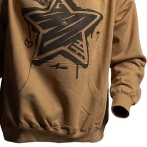Sweat à capuche en molleton de coton lourd pour homme, motif graphique marron, poche kangourou, sweat à capuche décontracté, streetwear - Product Image 4