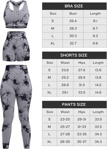 Women's High Quality Seamless Yoga Set 2-Piece <b>Crop</b> Top and Fitness <b>Leggings</b> Plus Size Solid Pattern Logo on Waist - Product Image 3