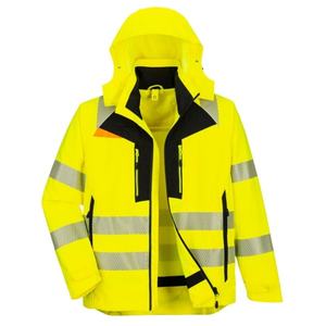 Chaquetas DE SEGURIDAD reflectantes de grado industrial que proporcionan alta visibilidad y protección completa para exteriores fabricadas en Pakistán. - Product Image 2