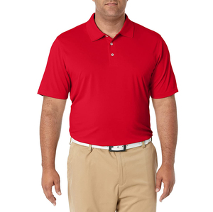 T-shirts polo pour hommes en coton 100% à manches courtes, anti-froissement, personnalisables avec logo, en gros - Product Image 1