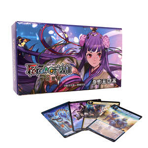 Vente en gros de cartes à collectionner holographiques japonaises, dessin animé, Sublimation, carte à collectionner, impression de jeu avec boîte vide - Product Image 2