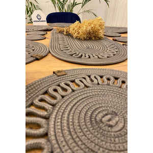 ผ้าปูโต๊ะอเมริกันพรีเมียม รุ่น 5013 ขนาด 33 x 33 สีเทา 2 ชิ้น ผลิตจากโพลีเอสเตอร์ คุณภาพพรีเมียม - Product Image 6