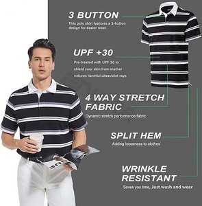 Chemises polo à la mode pour hommes T-shirt polo décontracté élégant pour hommes: vêtements de tous les jours sans effort 2024 - Product Image 4