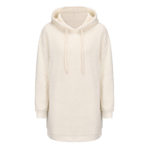 Pijama de poliéster 100% personalizado, sudaderas con capucha cálidas para mujer, Vestido de manga larga, sudadera de moda, ropa informal para el hogar, sudaderas con capucha de invierno - Product Image 1