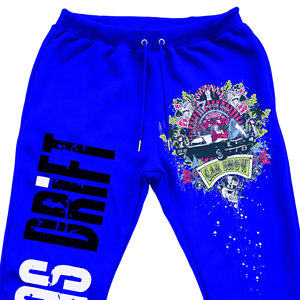 Top qualité sérigraphie Logo pantalons de survêtement poids lourd surdimensionné lavage à l'acide 100% coton survêtement hommes pantalons lavés - Product Image 3