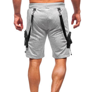 Top Selling Multi Pockets Khaki Slim Men's Tactical Cargo Shorts French Terry Fabric Windproof Waterproof <b>Drawstring</b> Closure - Product Image 4