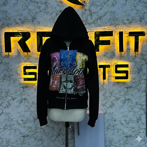 Prefect Cutting Sport Edition Crea tu propio logotipo Sudadera con capucha con cremallera Puff Impreso hecho en fábrica Sudaderas con capucha a precio barato Sudaderas con capucha para hombres - Product Image 3