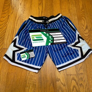 Unisex Custom Logo Vintage Pockets Polyester <b>White</b> Mesh <b>Mens</b> Athletic Basketball <b>Shorts</b> Custom Just Basketball <b>Shorts</b> Done - Product Image 4