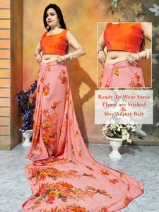 ชุดแต่งงานเจ้าสาวผ้าส่าหรีแบบอินเดียสำหรับฤดูร้อน/ฤดูหนาวผ้าส่าหรีประเภทผ้าไหมผ้าส่าหรีสำหรับงานปาร์ตี้ฤดูหนาว - Product Image 3