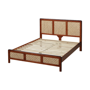 Collection LAYTON - Lit en bois - Meubles de chambre à coucher - Cadre de lit en bois - Emballage en carton - Approvisionnement direct du Vietnam - Meilleur prix - Product Image 1