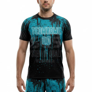 Maillot de sport athlétique à sublimation, design moderne, tissu extensible doux, coupe confortable pour le football et les séances d'entraînement - Product Image 4