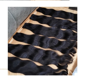 Extensions de cheveux ondulées naturelles 10A 12A Double trame humaine vierge indienne double trame Vente en gros - Product Image 6