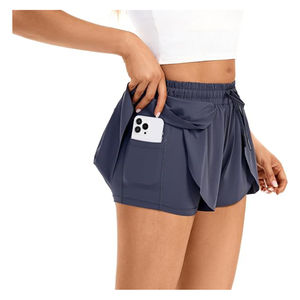 Robe de tennis pour femmes avec short, nouvelle mode, jupe élastique respirante pour femmes, pour le jeu de balle de plage, sports d'entraînement - Product Image 4