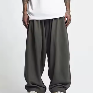 กางเกงขากว้างสำหรับผู้ชายกางเกงขากว้างสำหรับผู้ชายกางเกงขากว้างสแต็คใส่สบายสำหรับผู้ชาย - Product Image 1