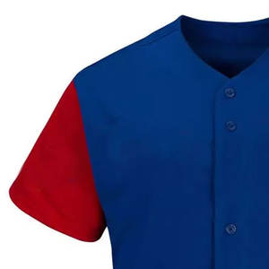 Conjunto de uniforme de béisbol y softbol transpirable de alta calidad unisex, ropa de equipo personalizable para adultos a la venta. - Product Image 4