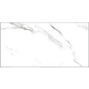 Telhas de parede cerâmica 30x60 cor branca rectificadas premium em modelo 195-l (r) para banheiro por novac cerâmica