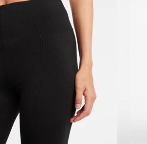 Usine directe femmes Gym Leggings pleine longueur 100% coton tissu respirant Style décontracté pour l'hiver fabriqué au Pakistan - Product Image 4