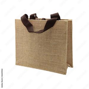 Vente en gros de sacs d'épicerie en jute personnalisés avec motif géométrique, sacs à provisions à poignée promotionnels du meilleur fournisseur indien - Product Image 3