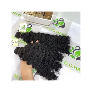 Luxury Brand Double Drawn No Tangle The Best Supplier Factory Hot Sell Remy Bumese Curly 100% Human Hair