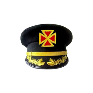 Qualité supérieure Meilleur fournisseur en gros OEM Conception personnalisée Haute qualité Premium Custom Bespoke Masonic Fatigue Caps - Product Image 3