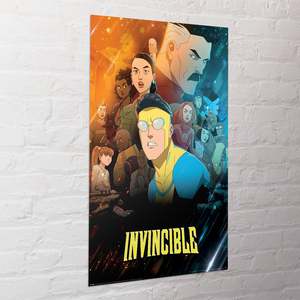Invincible Anime <b>Poster</b> with Iconic Characters - Product Image 3