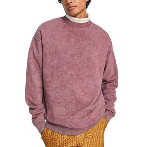 Servicio OEM, Sudadera de Alta Calidad con Lavado Ácido, Nuevo Diseño Básico, Mezcla de Algodón, Precio Bajo, Sudadera de Forro Polar Transpirable para Hombre de Invierno - Product Image 1