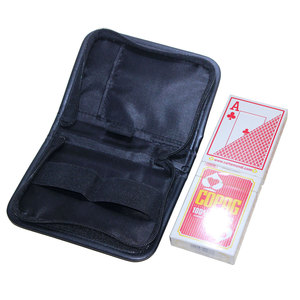Porte-cartes de jeu en cuir véritable vegan de luxe, fabriqué sur mesure par le fabricant, pour les jeux de poker - Product Image 6