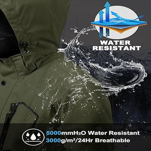 2025 Hot Selling Best Quality Rain Jacket <b>Winter</b> <b>Warm</b> Comfortable Men Rain Jacket / Full Sleeves Waterproof Rain Jacket for Men - Product Image 3