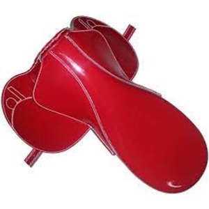 Selle indienne en cuir pur équitation saut équestre course de chevaux noir marron personnalisé tout saisonnier - Product Image 1