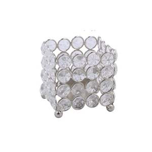 Vela de cristal de diseño caliente más vendida, centro de mesa votivo para eventos y bodas, votivo de cristal moderno de alta calidad - Product Image 1