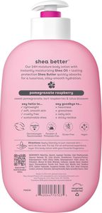 Loción Corporal eos Shea Granada y Frambuesa, Hidratación 24H, Ligera, No Grasosa, Vegana Natural, 16 fl oz - Product Image 2