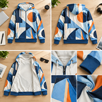 Sweat-shirts à capuche entièrement zippés personnalisés avec logo pour les équipes et les événements