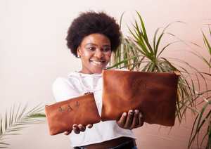 OEM Customizable Luxury <b>Travel</b> Cosmetic <b>Bag</b> Wholesale Eco-Friendly Large Capacity Leather Makeup <b>Organizer</b> for Women - Product Image 3