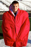 Veste parka personnalisable pour l'équipe de football américain, nouveau design, respirante, anti-humidité, séchage rapide, 100% polyester