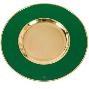 Assiette de chargeur de service de salade de nourriture pour la maison ustensiles de cuisine assiette de service moderne élégante forme arrondie assiette de chargeur de serveur de nourriture - Product Image 2