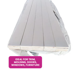 Venta al por mayor, madera maciza imprimada blanca, madera articulada imprimada blanca para marcos de puertas - Product Image 1