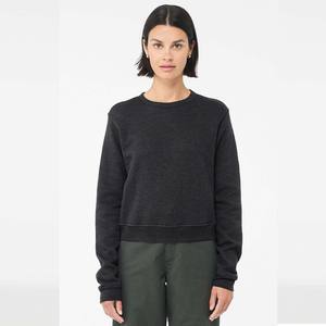 Bella Canvas Ladies Classic Pullover Crewneck Cropped Sudaderas - Product Image 1