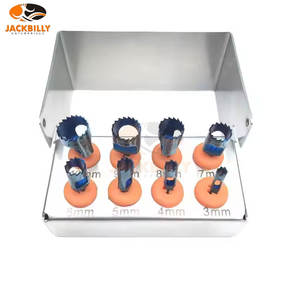 Kit de 8 fraises dentaires de qualité supérieure, revêtement en titane bleu, instruments chirurgicaux pour implants et lifting du sinus, instruments chirurgicaux osseux - Product Image 5