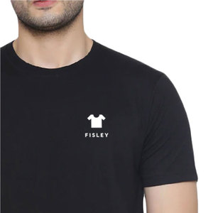 T-shirt personnalisé pour homme 100% coton, design décontracté léger de haute qualité, taille adulte, FISLEY INTERNATIONAL, manches courtes, respirant - Product Image 6