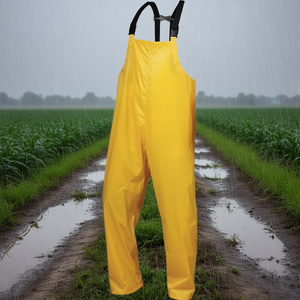 ชุดกันฝนแบบเอี๊ยมสีเหลือง ไซส์ L ยี่ห้อ CRAFTLAND อุปกรณ์เสริมสำหรับกันฝน - Product Image 3