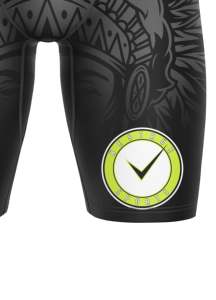 กางเกงขาสั้นรัดรูปเอวกลางสำหรับผู้ชายกางเกงวิ่งออกกำลังกายเล่นกีฬาพิมพ์ลายได้ตามต้องการฤดูร้อน - Product Image 5