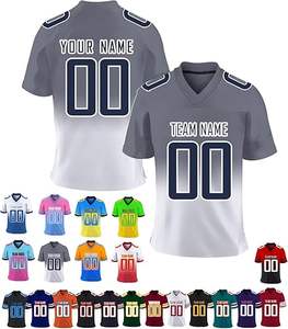 Maillot de football américain sublimé élégant sur mesure hommes et femmes maillot de football de l'équipe pour le sport - Product Image 6