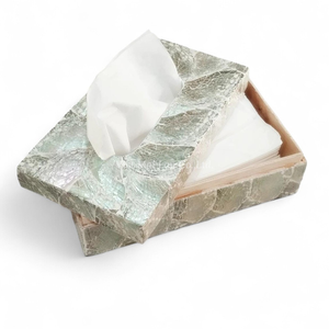 Caja de Pañuelos Clásica Hecha a Mano con Incrustaciones de Nácar, Decoración para el Hogar, Venta al por Mayor en Vietnam - Product Image 2