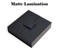 Boîte cadeau en papier à double porte de luxe, impression et taille personnalisées pour l'emballage de marques haut de gamme