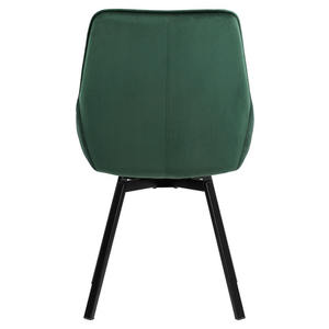 เก้าอี้ผ้าสีเขียวดีไซน์เนอร์แบบนอร์ดิกที่ทันสมัยเก้าอี้ห้องรับประทานอาหารในบ้านคุณภาพสูง - Product Image 4