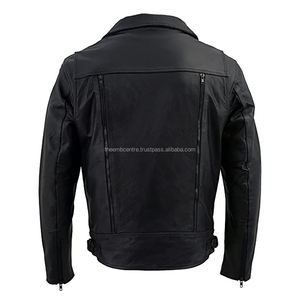 Chaquetas de cuero para hombre de Otoño Invierno 2025, cómodas y a la moda, nuevo estilo de diseño, chaqueta a precio de venta al por mayor para hombre - Product Image 5