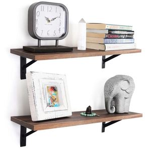 Unique design wood floating wall <b>shelves</b> wall mounted storage <b>shelf</b> for home hotels living room kitchen decor made in india 2023 - Product Image 2